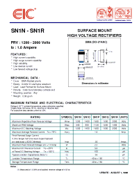 Datasheet SN1O manufacturer EIC