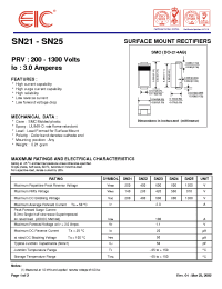 Datasheet SN22 manufacturer EIC