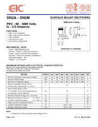 Datasheet SN2J manufacturer EIC