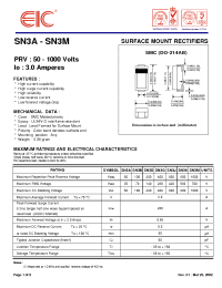 Datasheet SN3D manufacturer EIC