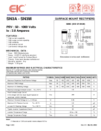 Datasheet SN3K manufacturer EIC