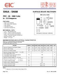 Datasheet SN5A manufacturer EIC