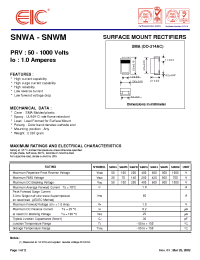 Datasheet SNWA manufacturer EIC
