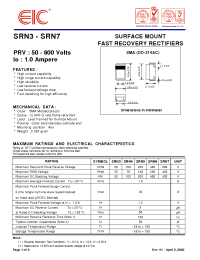 Datasheet SRN7 manufacturer EIC