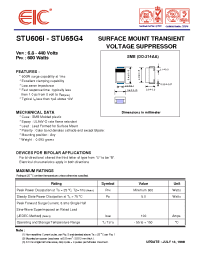 Datasheet STU60G0 manufacturer EIC