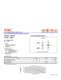 Datasheet Z1110 manufacturer EIC