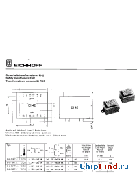 Datasheet E142-32F manufacturer Eichhoff