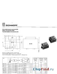 Datasheet E154-12E manufacturer Eichhoff