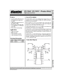 Datasheet EL1504 manufacturer Elantec