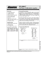 Datasheet EL2001CN производства Elantec