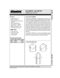 Datasheet EL2033CN производства Elantec