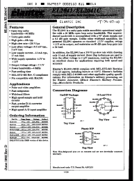 Datasheet EL2041CG manufacturer Elantec