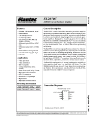 Datasheet EL2070CN производства Elantec