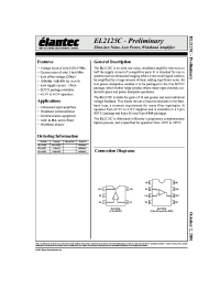 Datasheet EL2125CN manufacturer Elantec