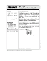 Datasheet EL2130C manufacturer Elantec