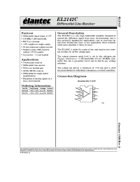 Datasheet EL2142CN manufacturer Elantec