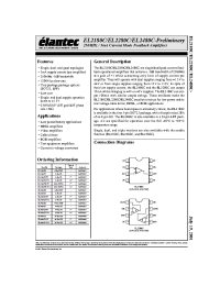 Datasheet EL2180CN manufacturer Elantec