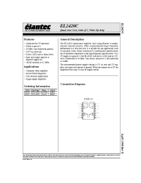 Datasheet EL2420C производства Elantec