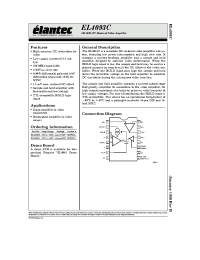 Datasheet EL4093CN manufacturer Elantec