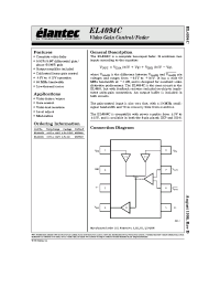 Datasheet EL4094 manufacturer Elantec