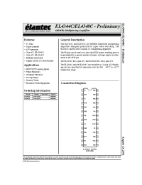 Datasheet EL4348C manufacturer Elantec