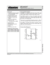 Datasheet EL4451 manufacturer Elantec