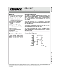 Datasheet EL4452CN manufacturer Elantec