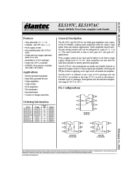 Datasheet EL5197ACS manufacturer Elantec