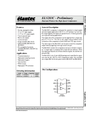 Datasheet EL5283C manufacturer Elantec