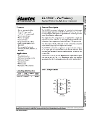 Datasheet EL5283CY manufacturer Elantec