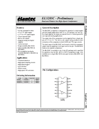 Datasheet EL5285CS manufacturer Elantec