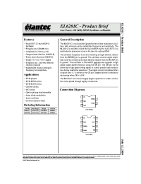 Datasheet EL6201C manufacturer Elantec