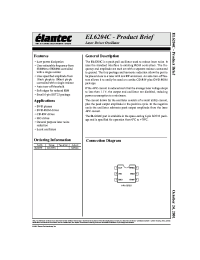 Datasheet EL6204C manufacturer Elantec