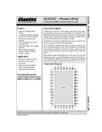 Datasheet EL6265C manufacturer Elantec