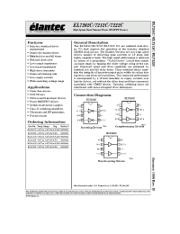 Datasheet EL7202C manufacturer Elantec
