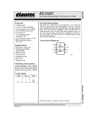 Datasheet EL7232C manufacturer Elantec