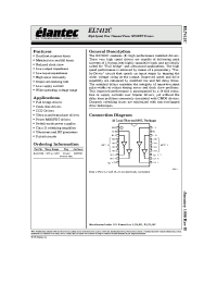 Datasheet EL7412C manufacturer Elantec