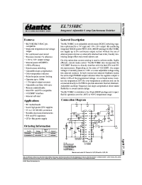 Datasheet EL7558BCM manufacturer Elantec