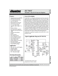 Datasheet EL7563CM manufacturer Elantec