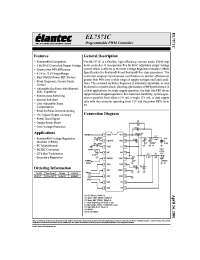 Datasheet EL7571C manufacturer Elantec