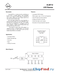 Datasheet ELM712 manufacturer ELM