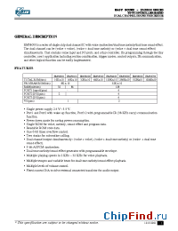 Datasheet EM58300 manufacturer EMC