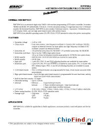 Datasheet EM73P461 manufacturer EMC