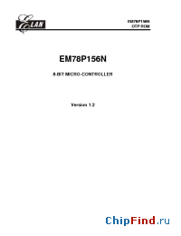 Datasheet EM78156NAS manufacturer EMC