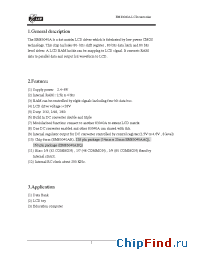 Datasheet EM83040AH manufacturer EMC