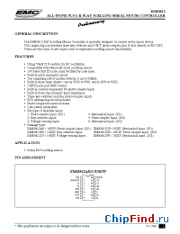 Datasheet EM83812 manufacturer EMC