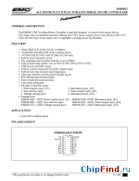 Datasheet EM83812E manufacturer EMC