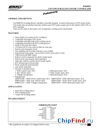 Datasheet EM84520B manufacturer EMC
