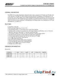 Datasheet EM91203 manufacturer EMC