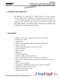 Datasheet EMPCD081 manufacturer EMC